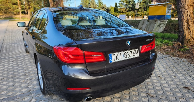 BMW Seria 5 cena 119998 przebieg: 161000, rok produkcji 2019 z Kielce małe 466